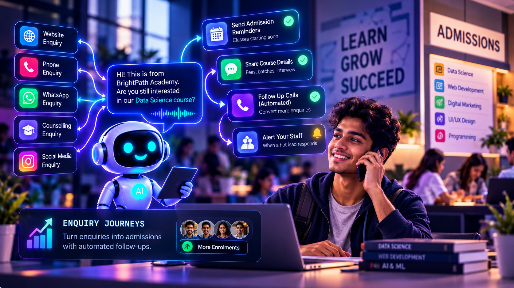 AI-assisted customer follow-up workflow