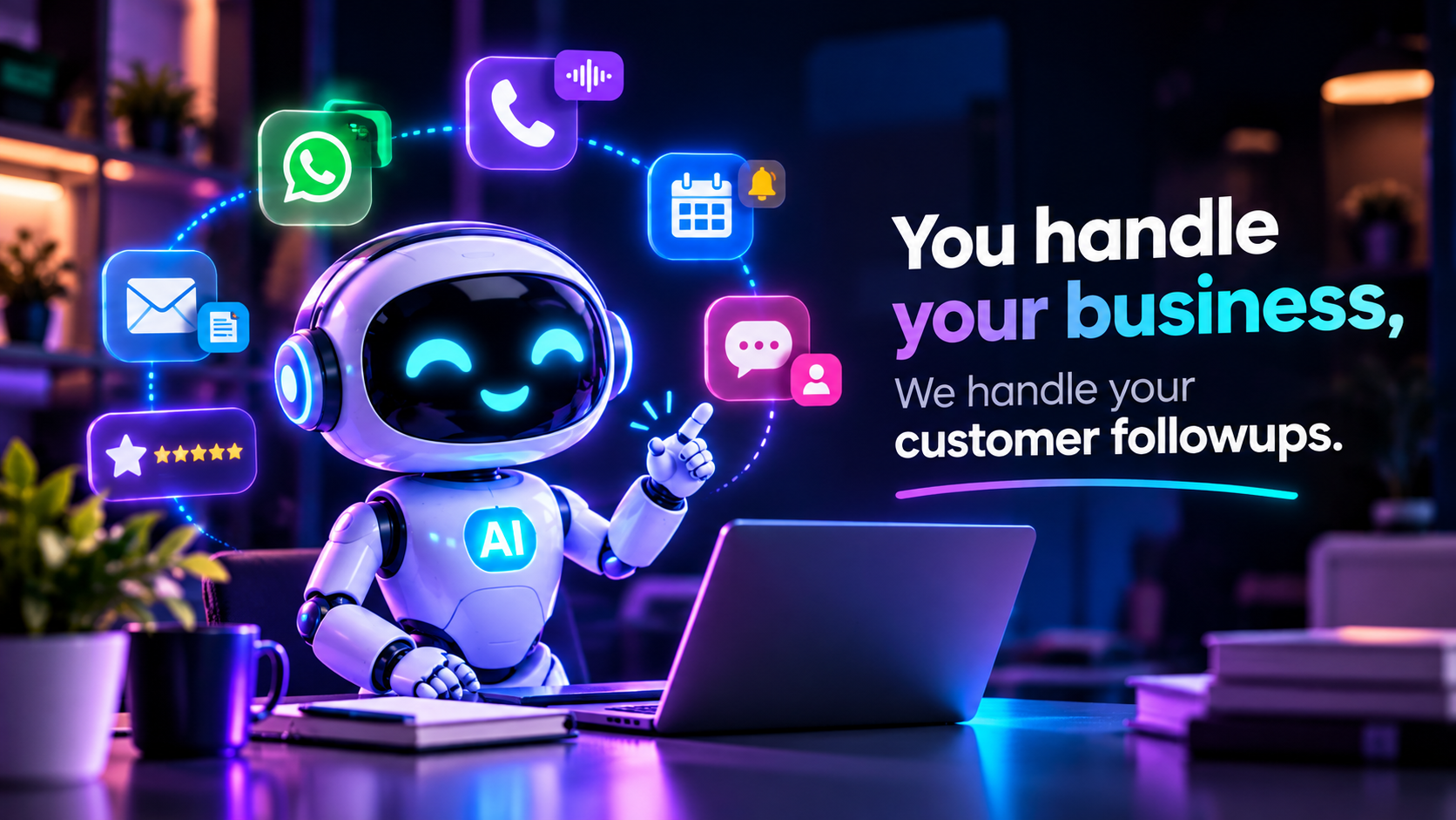 A thoughtful customer follow-up that keeps the human relationship central