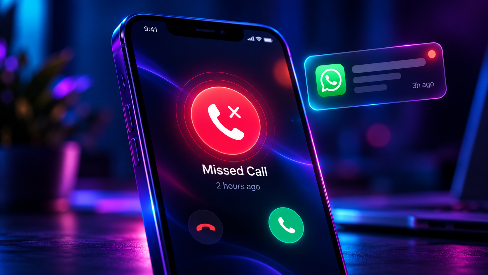 Missed customer call notification